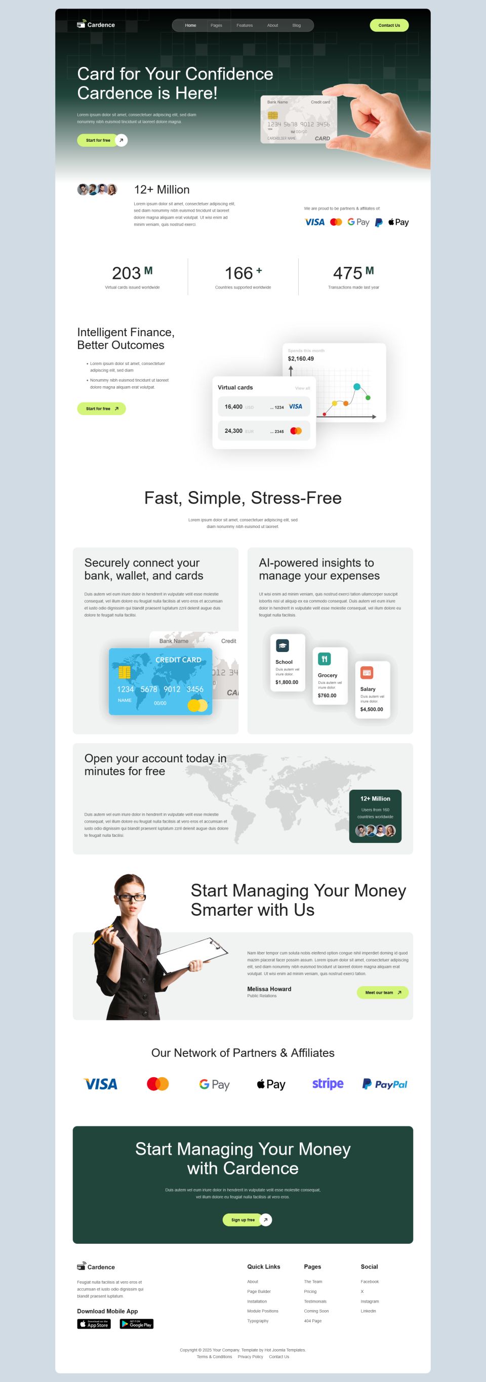 Template HotThemes Cardence Joomla template HotThemes Cardence