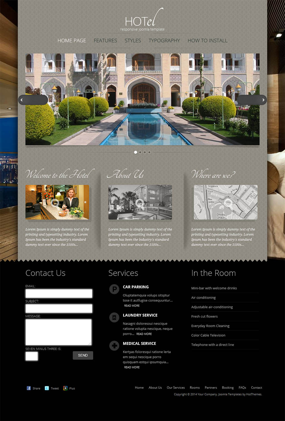 Template HotThemes HOTel Joomla template HotThemes HOTel