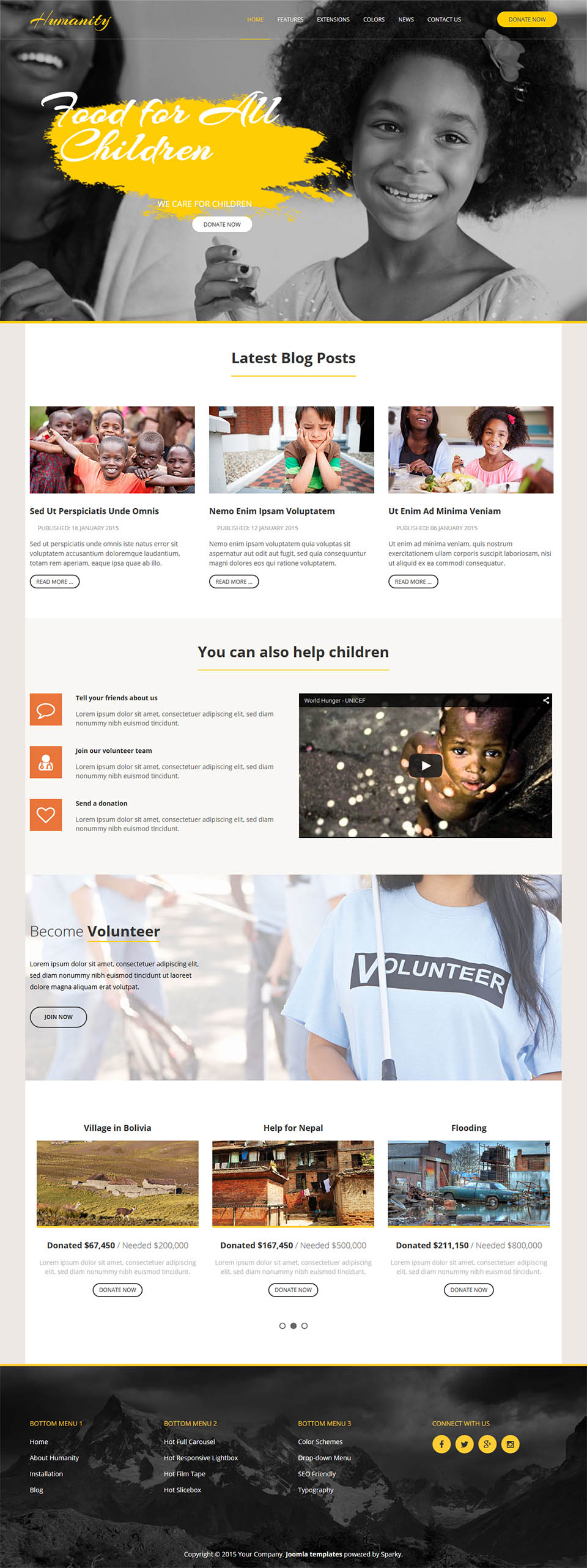 Template HotThemes Humanity Joomla template HotThemes Humanity