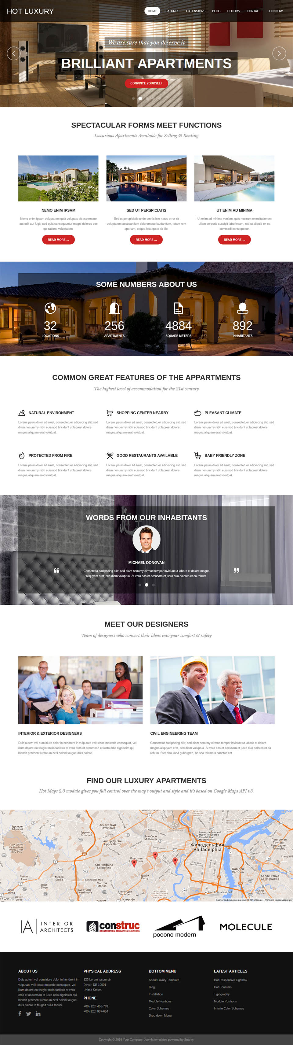 Template HotThemes Luxury Joomla template HotThemes Luxury