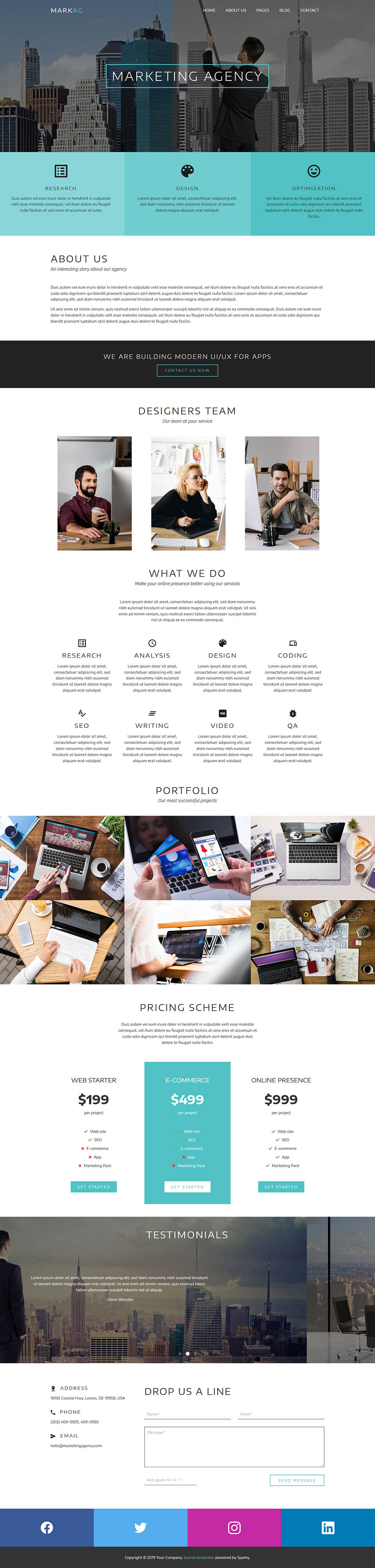 Template HotThemes Marketing Agency Joomla template HotThemes Marketing Agency