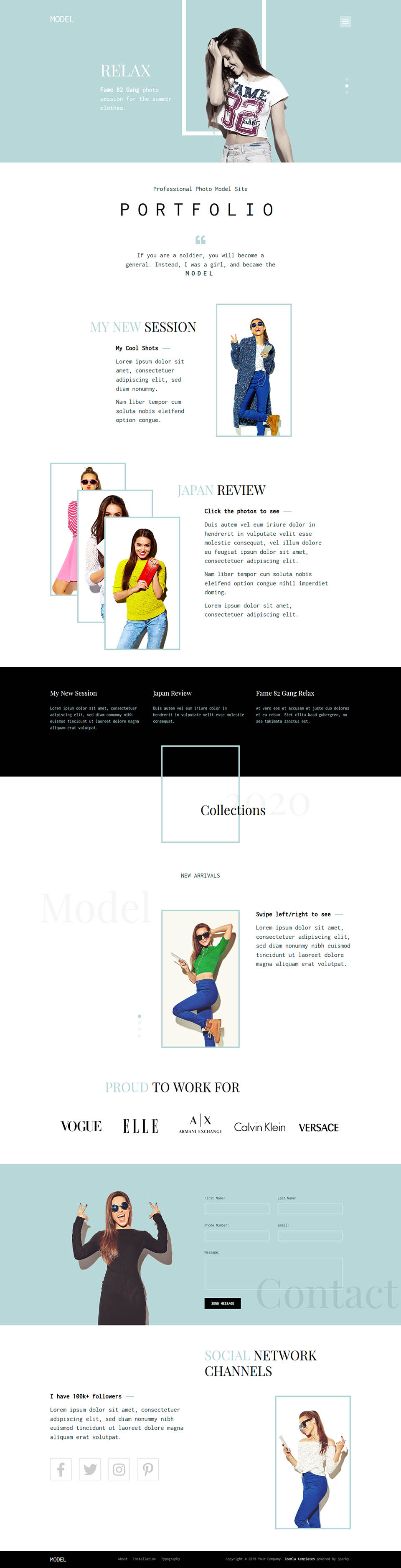 Joomla template HotThemes Model