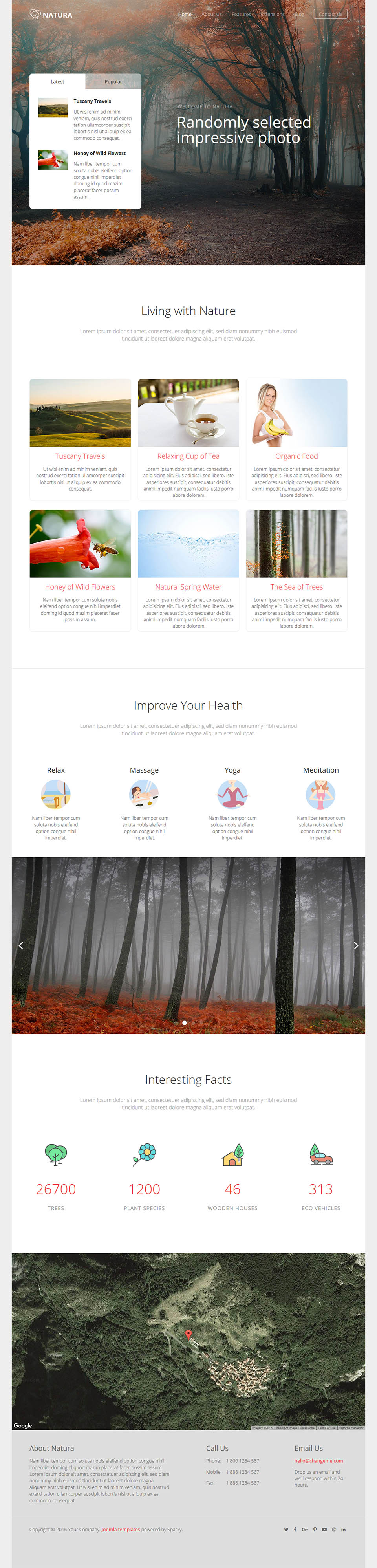 Template HotThemes Natura Joomla template HotThemes Natura