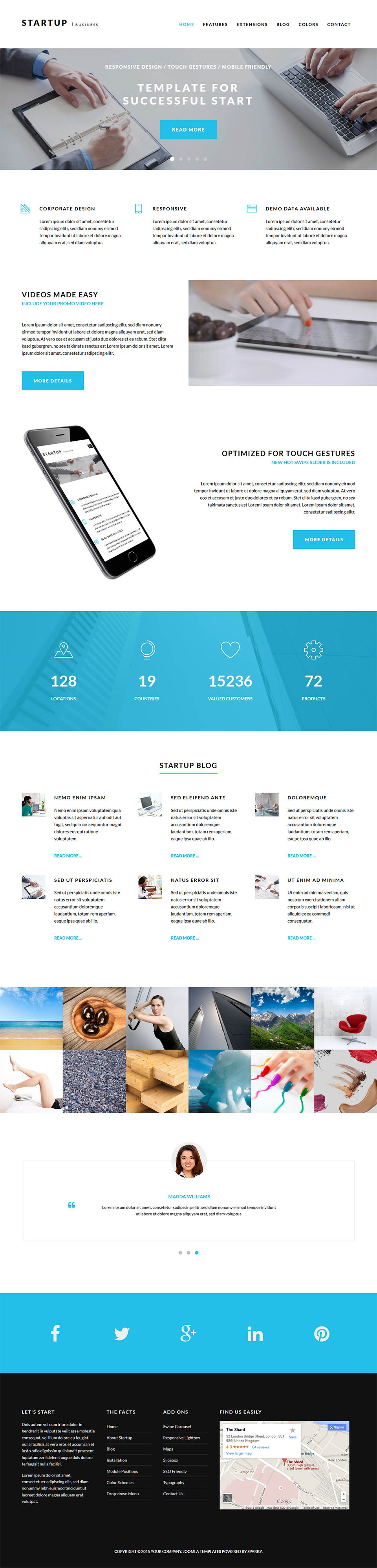Template HotThemes Startup Joomla template HotThemes Startup