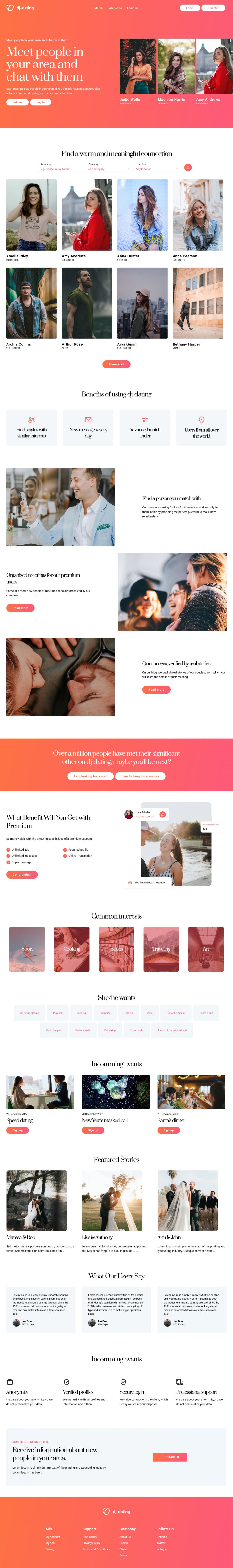Template DJ-Dating Joomla template DJ-Dating
