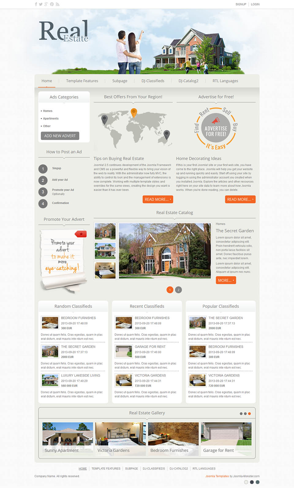Joomla template Joomla-Monster Real Estate02