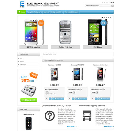 Joomla-Monster Electronic Equipment Store