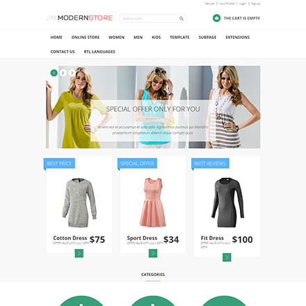 Joomla-Monster Modern HikaShop