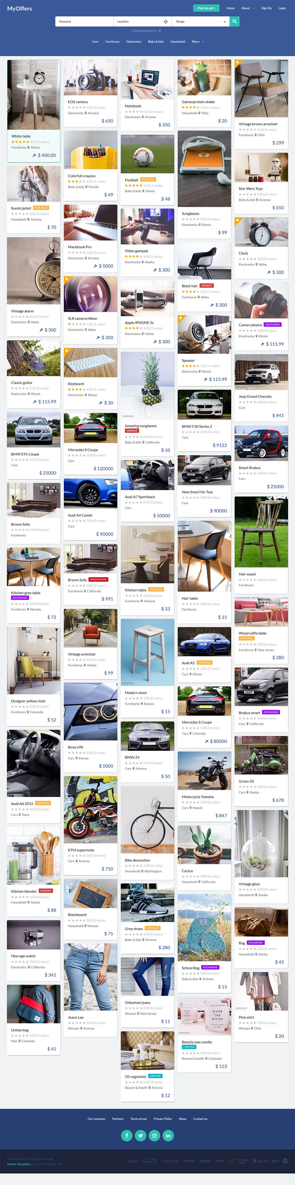 Joomla template Joomla-Monster MyOffers