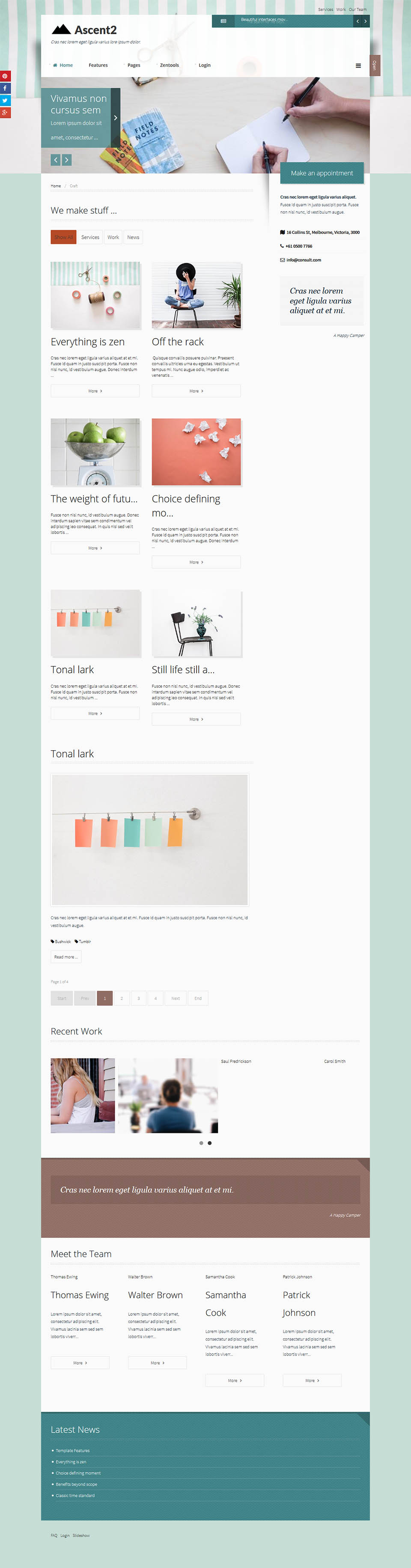Template JoomlaBamboo Ascent2 Joomla template JoomlaBamboo Ascent2