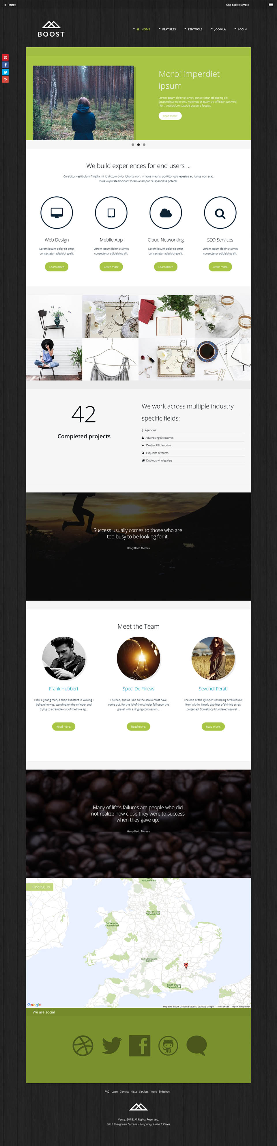 Template JoomlaBamboo Boost Joomla template JoomlaBamboo Boost