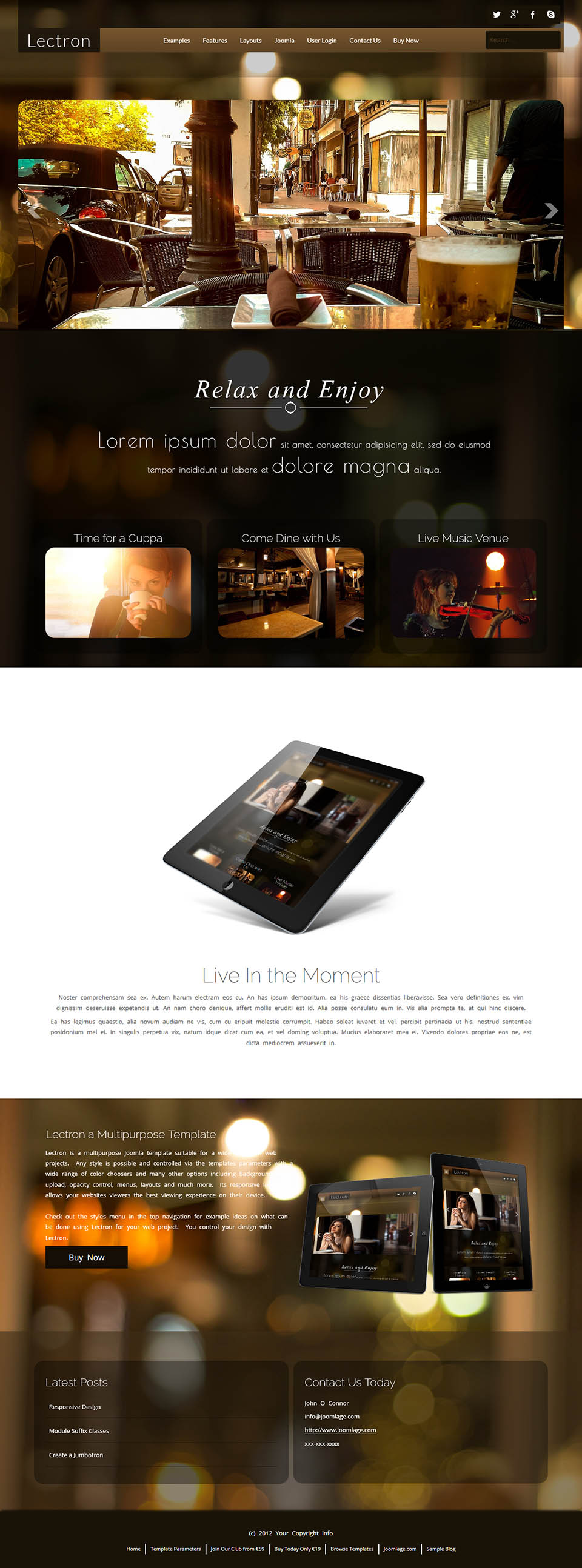 Template Joomlage Lectron Joomla template Joomlage Lectron