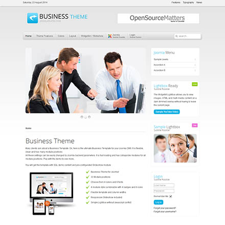 JoomlaPlates Business Theme