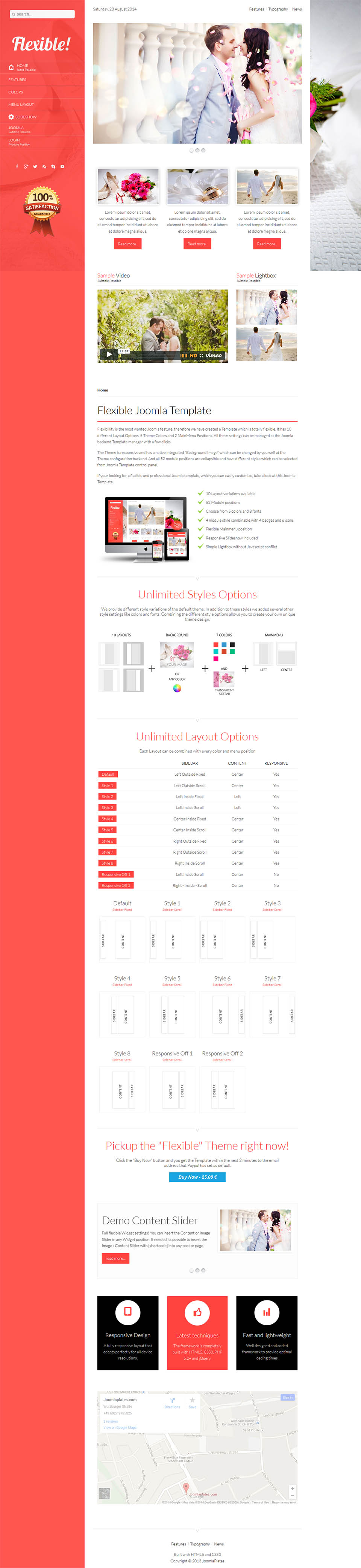 Template JoomlaPlates Flexible Joomla template JoomlaPlates Flexible