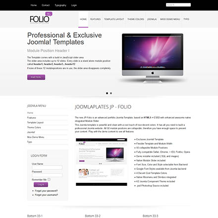 JoomlaPlates Folio