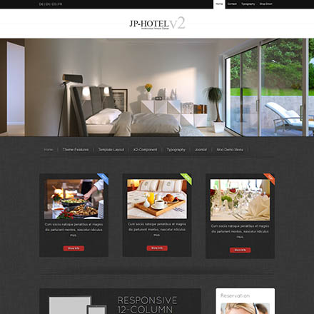 JoomlaPlates Hotel v2