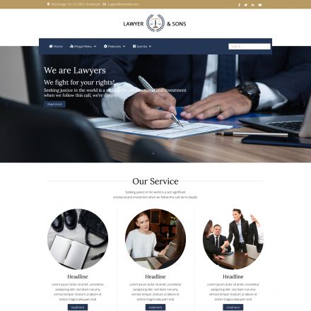 JoomlaPlates Lawyer