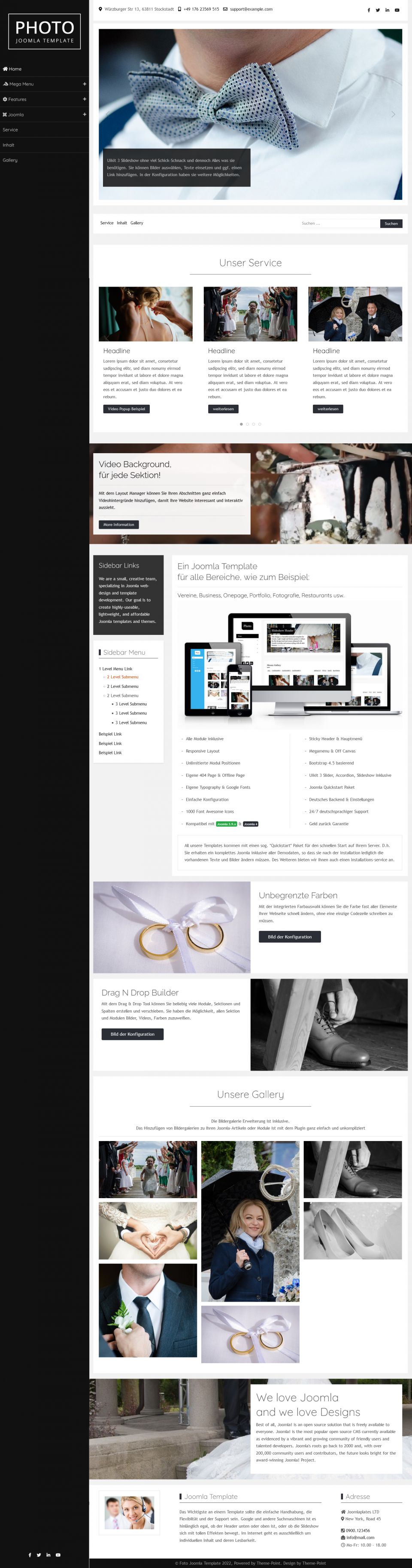 Template JoomlaPlates Photo Joomla template JoomlaPlates Photo