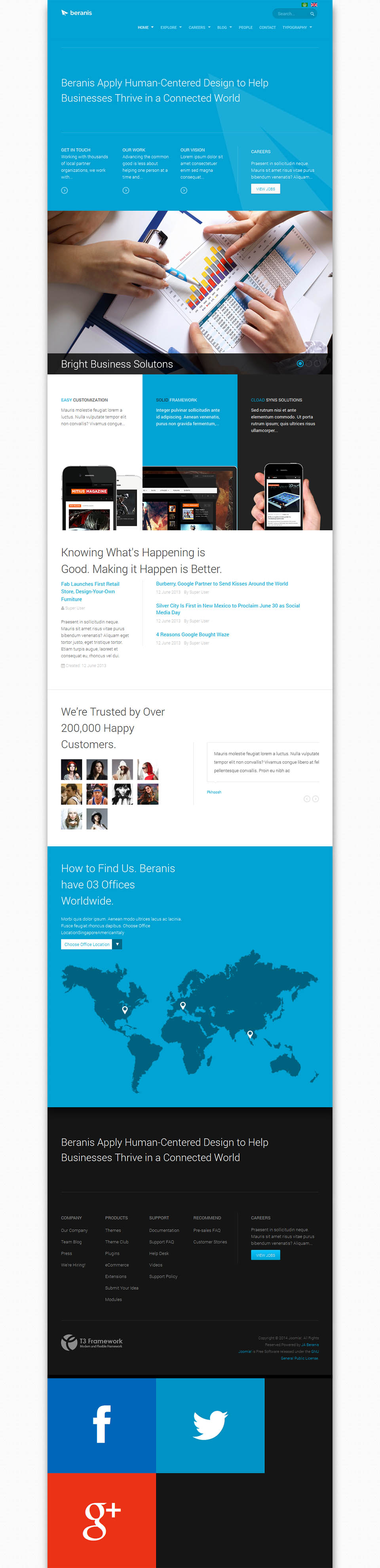 Template JoomlArt Beranis Joomla template JoomlArt Beranis
