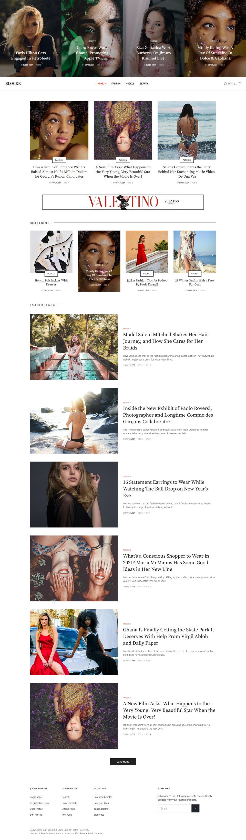 Template JoomlArt Blockk Joomla template JoomlArt Blockk