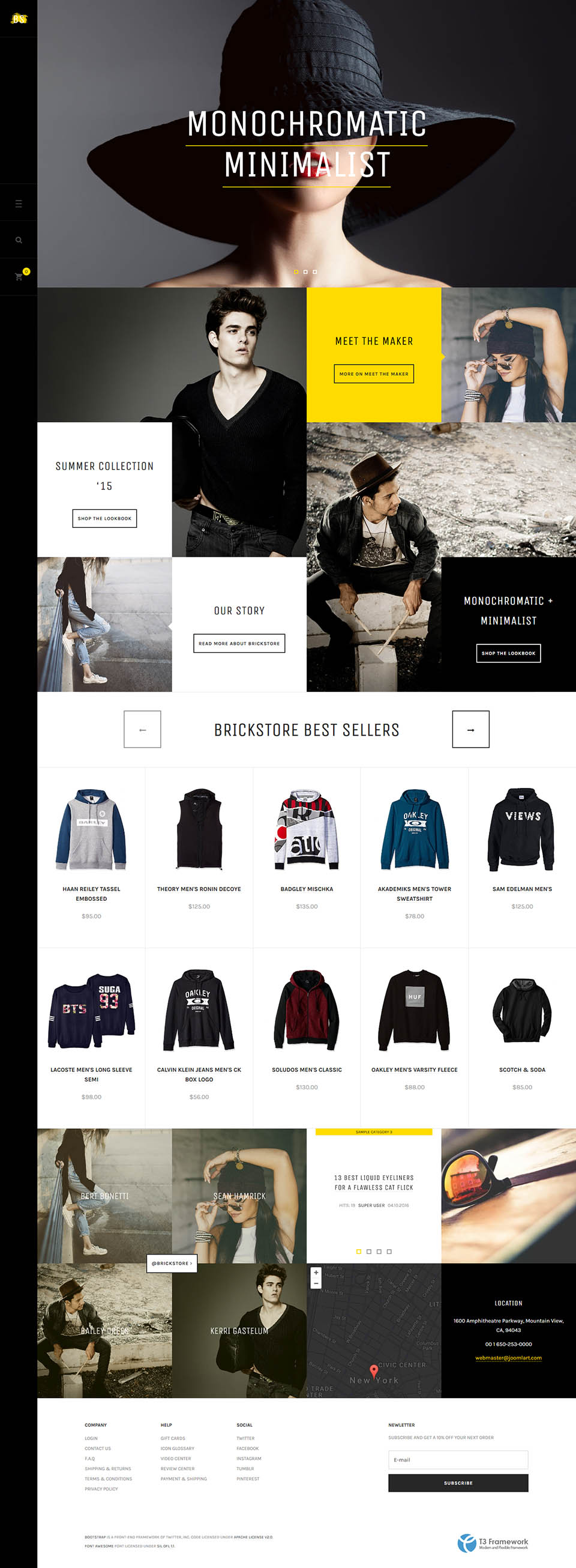 Template JoomlArt Brickstore Joomla template JoomlArt Brickstore