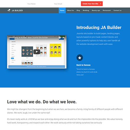 JoomlArt Builder Pro