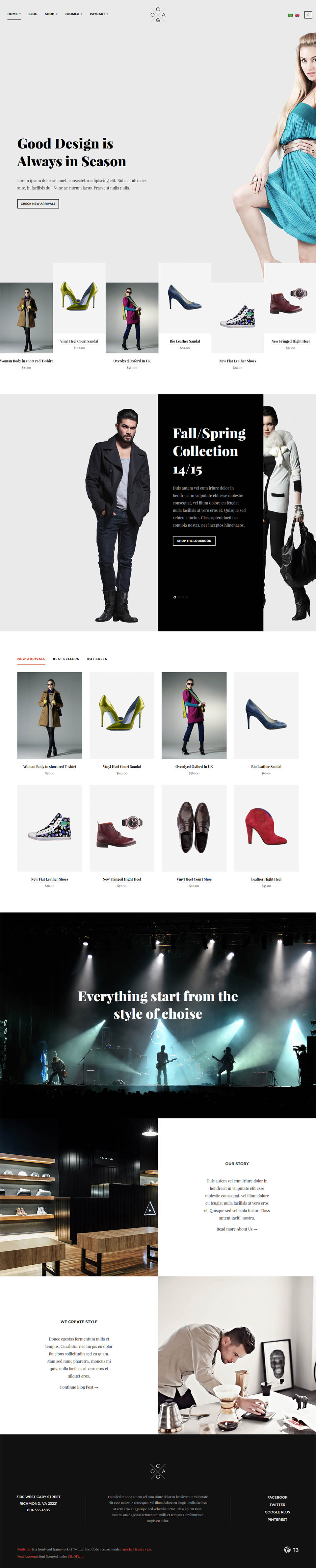 Template JoomlArt Cagox Joomla template JoomlArt Cagox