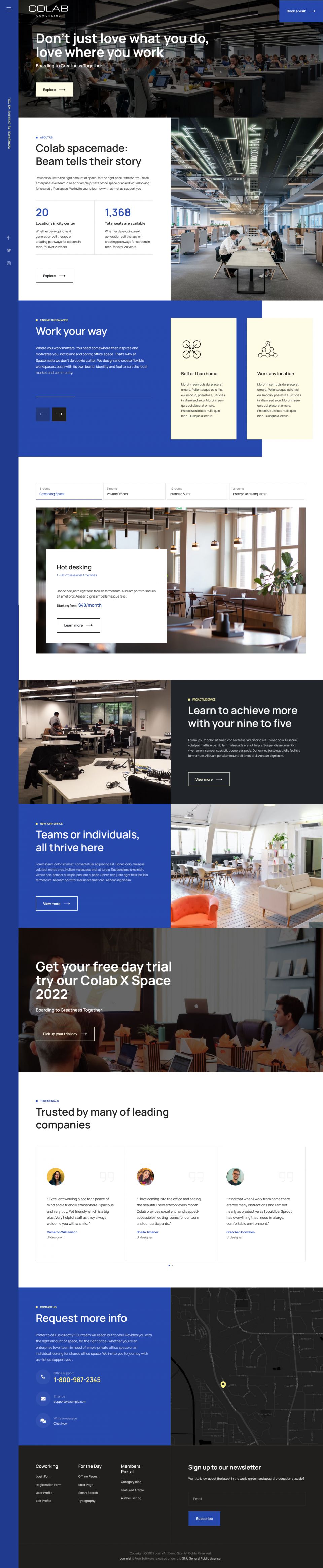 Joomla template JoomlArt Colab