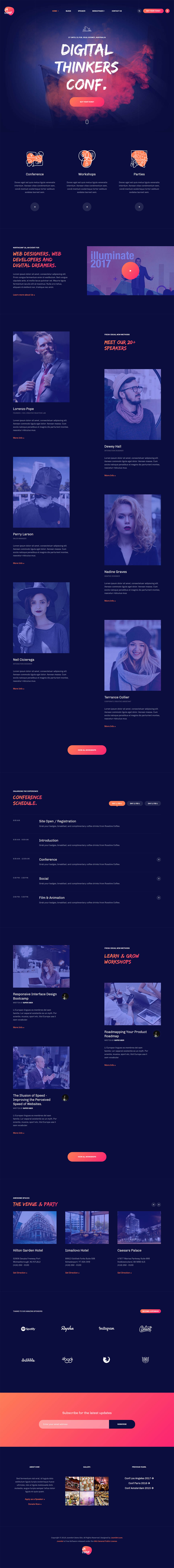 Joomla template JoomlArt Conf