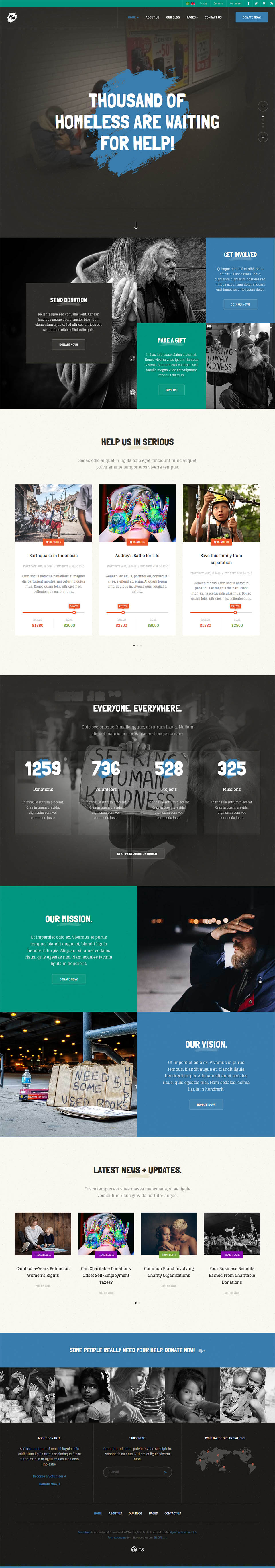 Template JoomlArt Donate Joomla template JoomlArt Donate