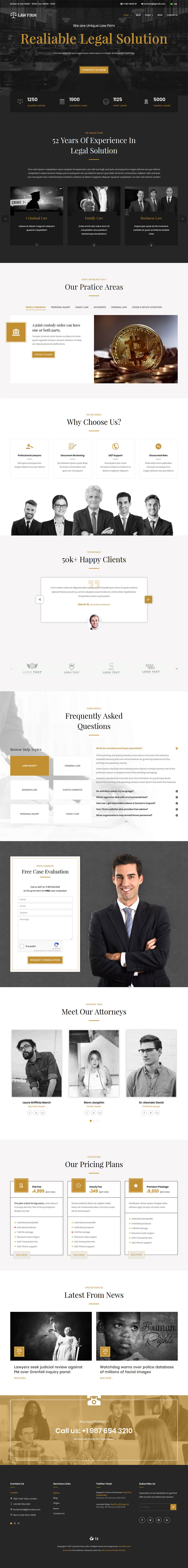 Template JoomlArt Law Firm Joomla template JoomlArt Law Firm