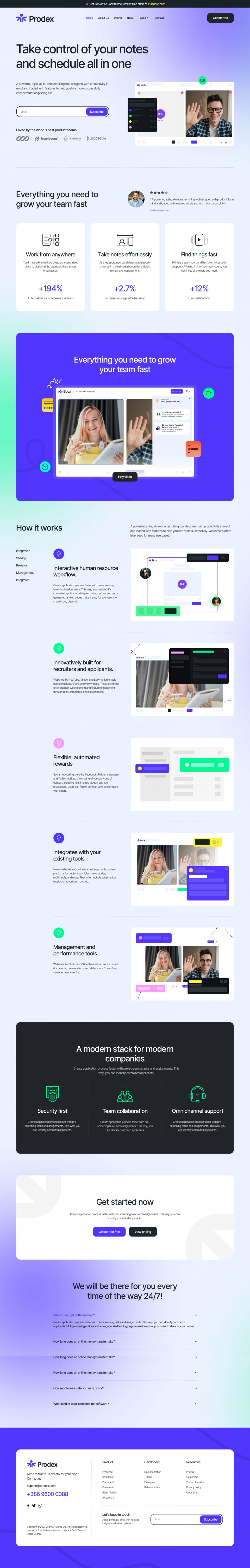 Template JoomlArt Prodex Joomla template JoomlArt Prodex