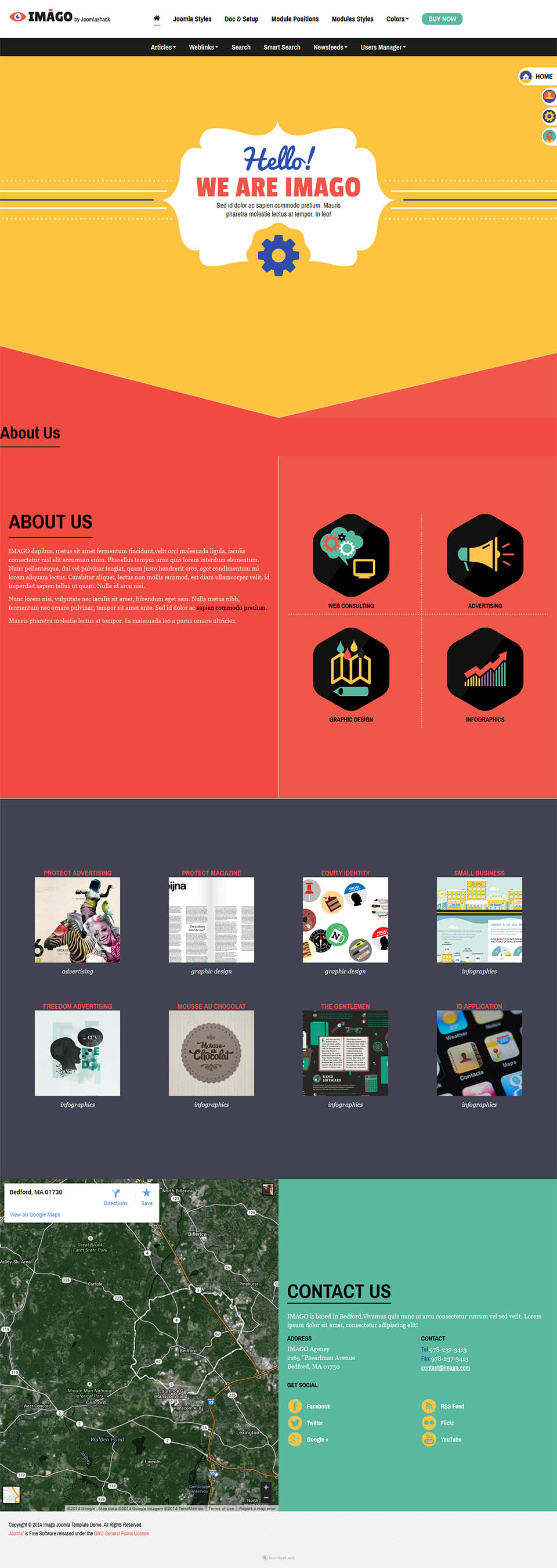 Joomla template JoomlaShack Imago
