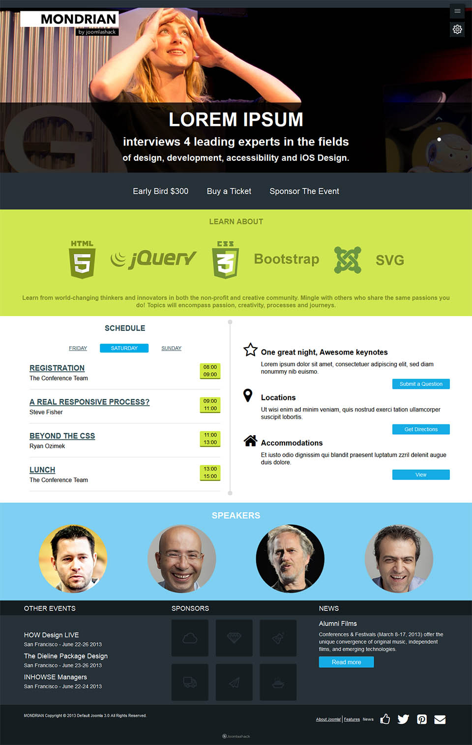 Joomla template JoomlaShack Mondrian