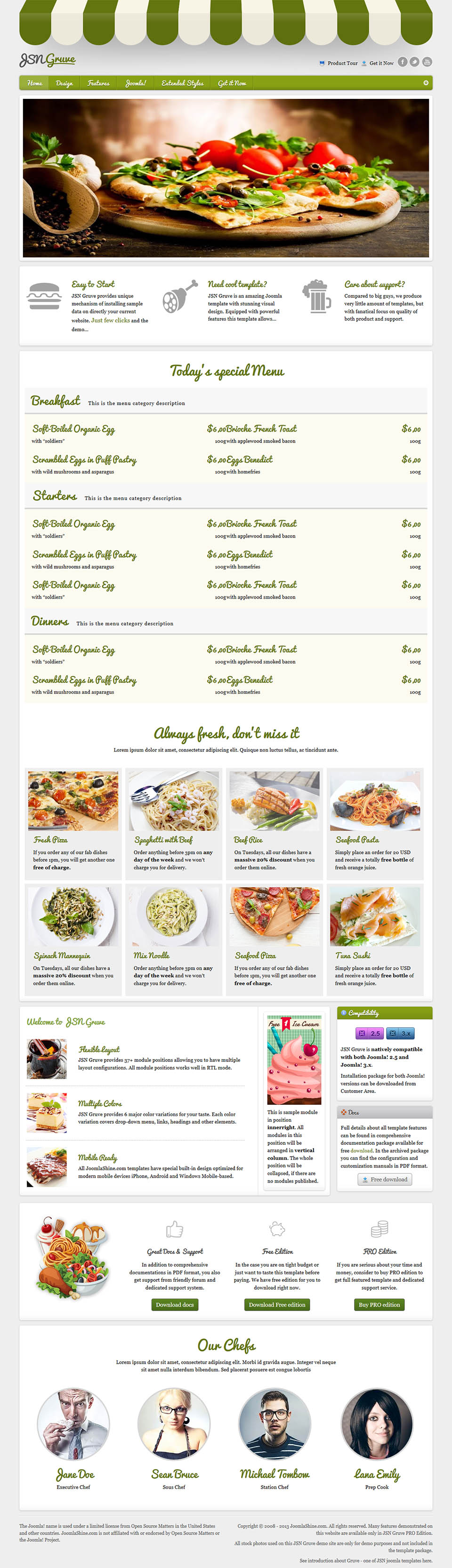 Template JoomlaShine Gruve Joomla template JoomlaShine Gruve