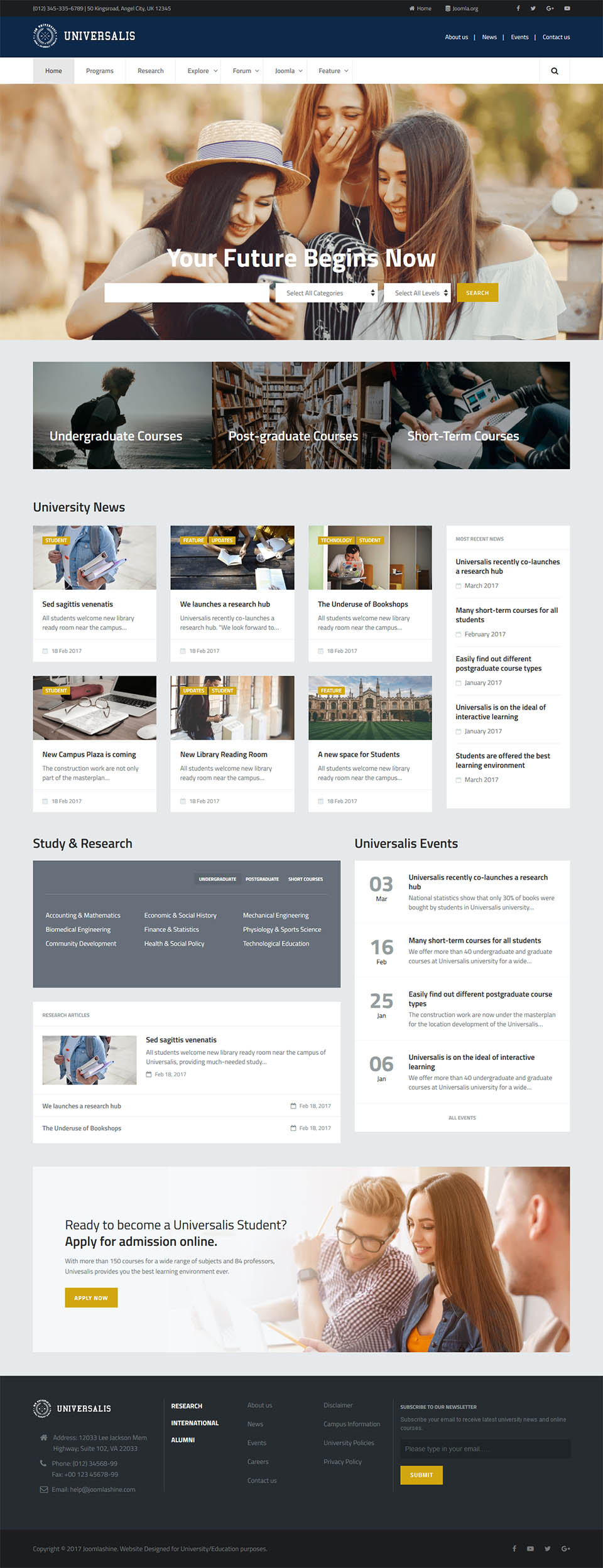 Template JoomlaShine EduCare Joomla template JoomlaShine EduCare