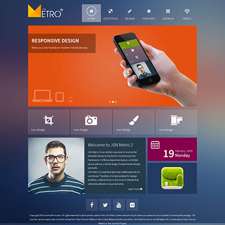 JoomlaShine Metro 2