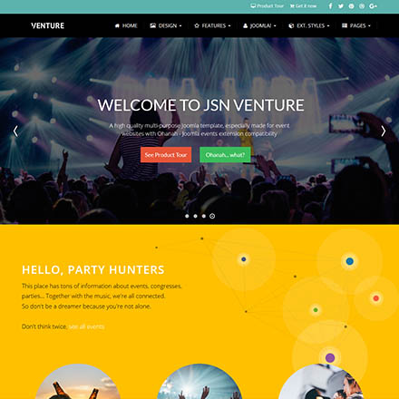 JoomlaShine Venture 2