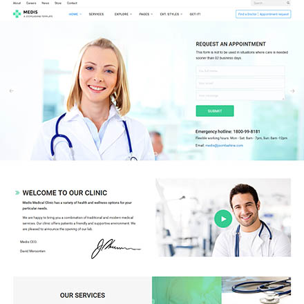 JoomlaShine Medis