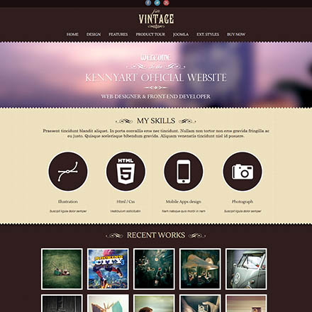 JoomlaShine Vintage