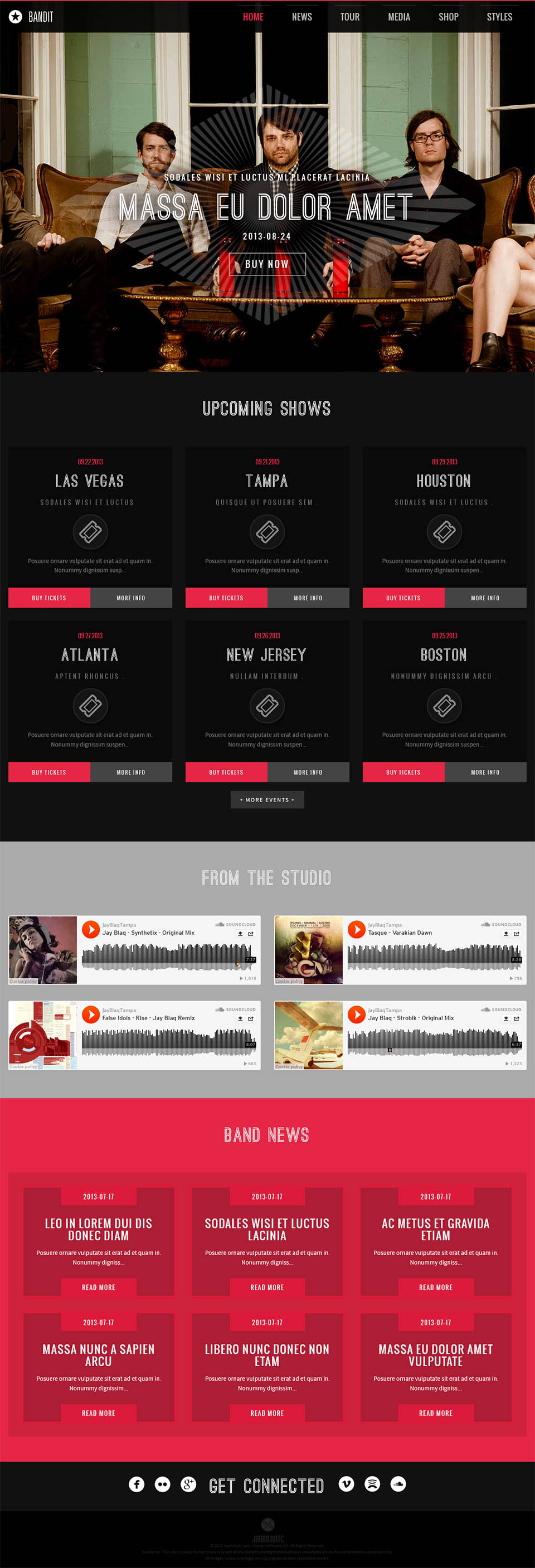 Template JoomlaXTC Bandit Joomla template JoomlaXTC Bandit