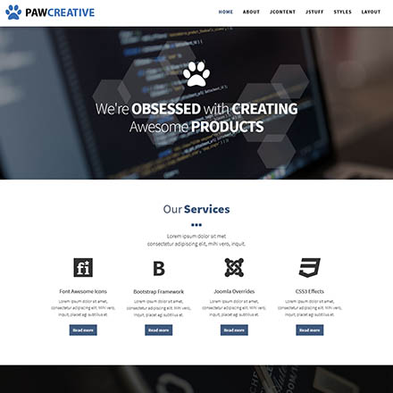 JoomlaXTC Paw Creative