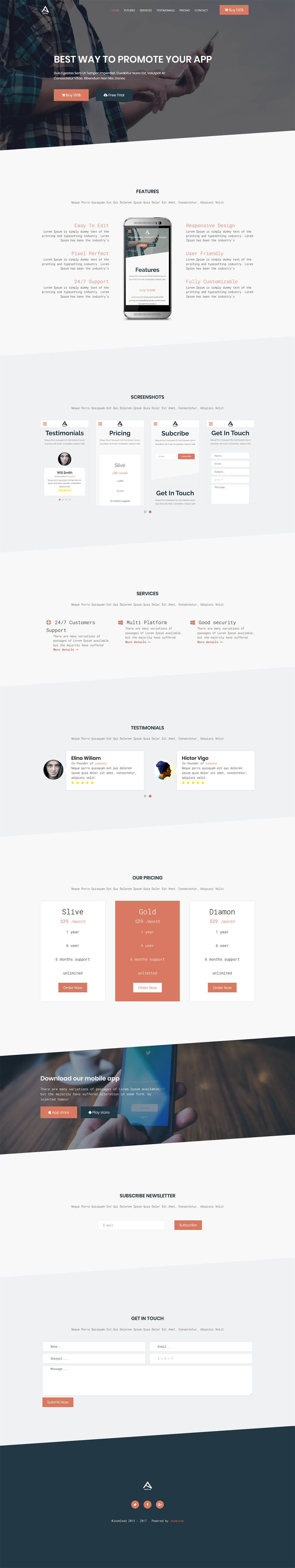 Template JoomLead Appnow Joomla template JoomLead Appnow