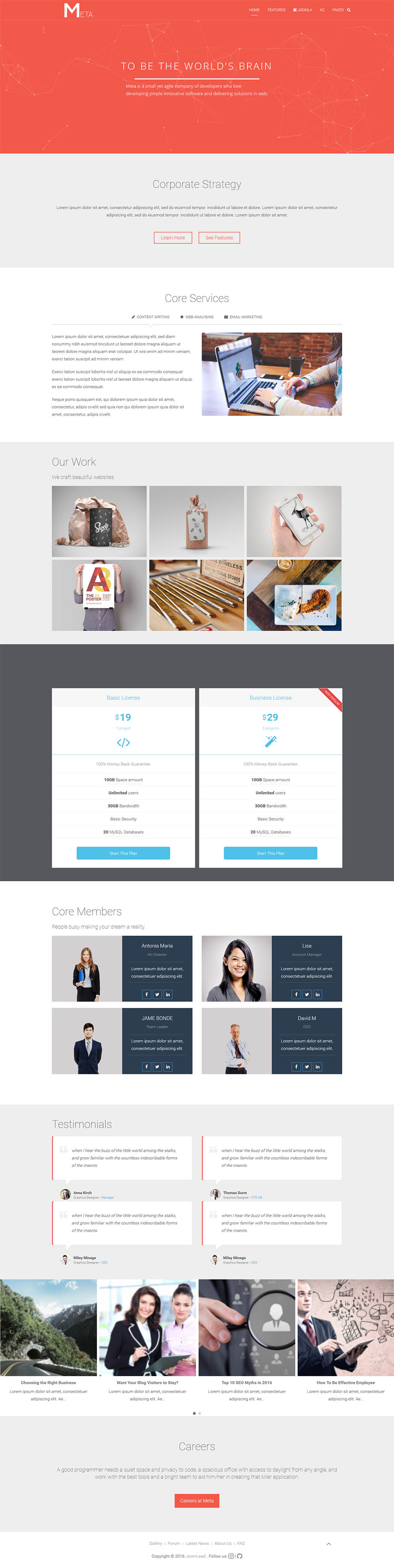 Template JoomLead Meta Joomla template JoomLead Meta