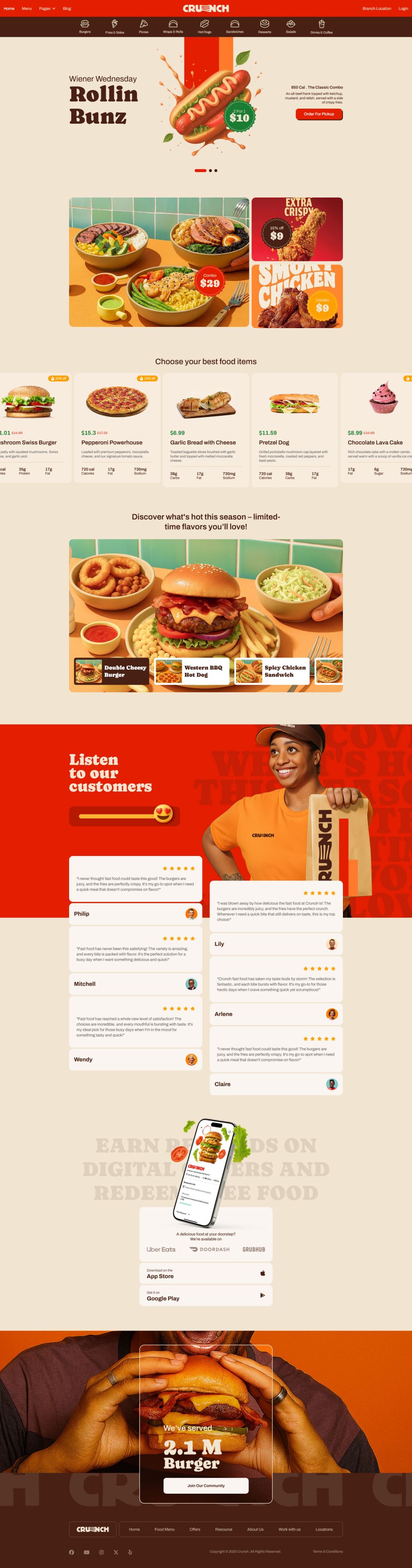 Template JoomShaper Crunch Joomla template JoomShaper Crunch