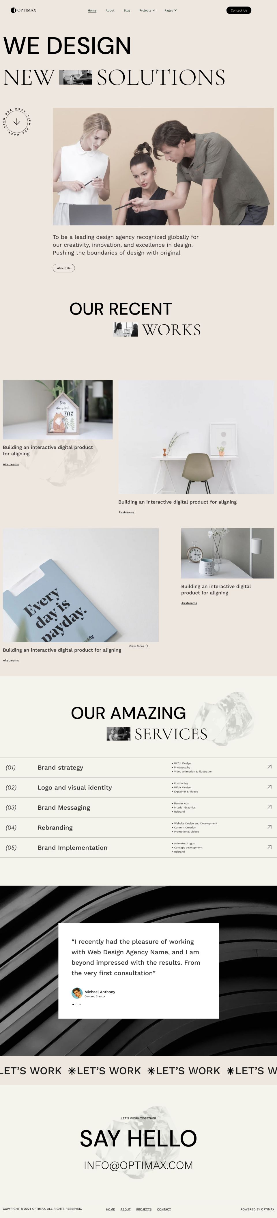 Template JoomShaper Optimax Joomla template JoomShaper Optimax