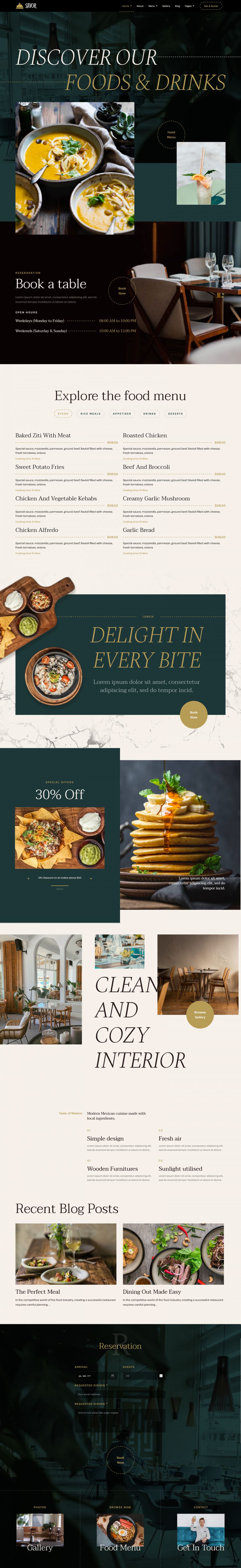 Template JoomShaper Savor Joomla template JoomShaper Savor
