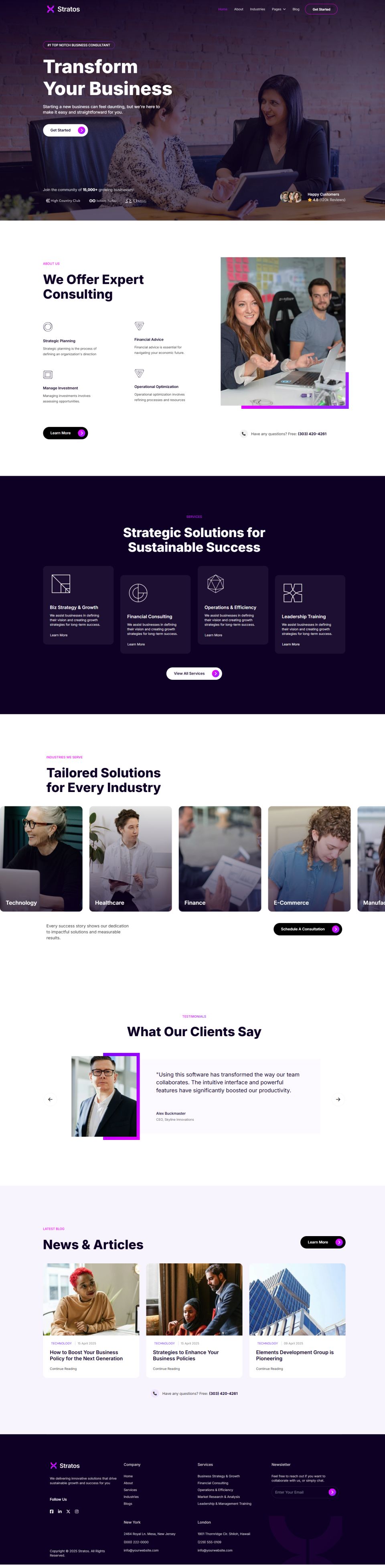 Template JoomShaper Stratos Joomla template JoomShaper Stratos