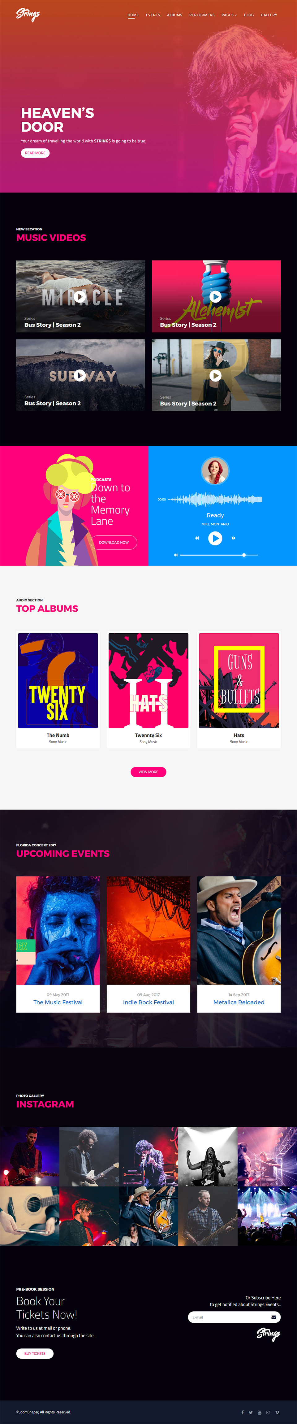 Template JoomShaper Strings Joomla template JoomShaper Strings