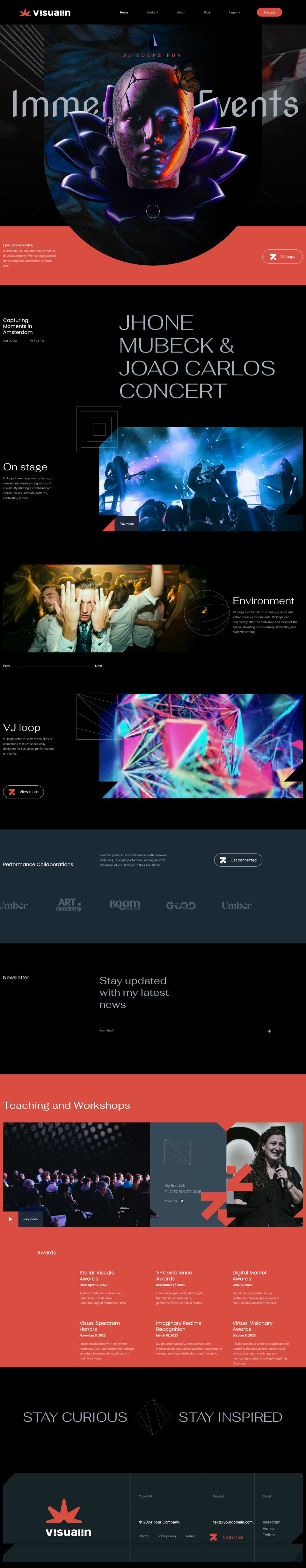 Template JoomShaper Visualin Joomla template JoomShaper Visualin